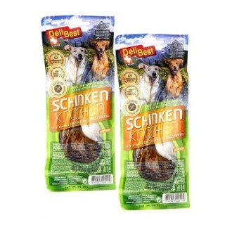 DeliBest Parma grande Bundle Schinkenknochen vom Jungschwein 2x280g