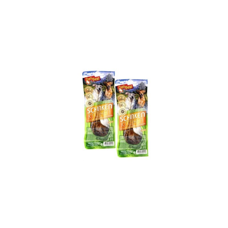 DeliBest Parma grande Bundle Schinkenknochen vom Jungschwein 2x280g