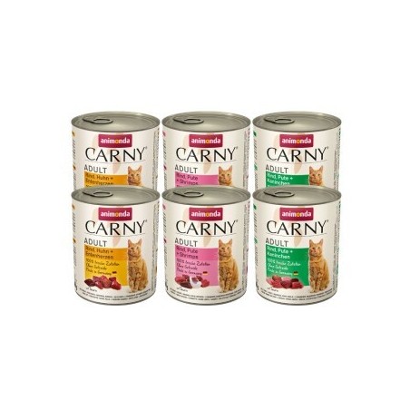animonda Carny Nassfutter Katze Adult, Mixpaket 6x800 g Mixpaket 2
