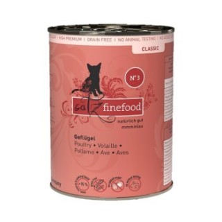Catz finefood Nassfutter Katze Classic Adult No. 3 Geflügel 6x400 g