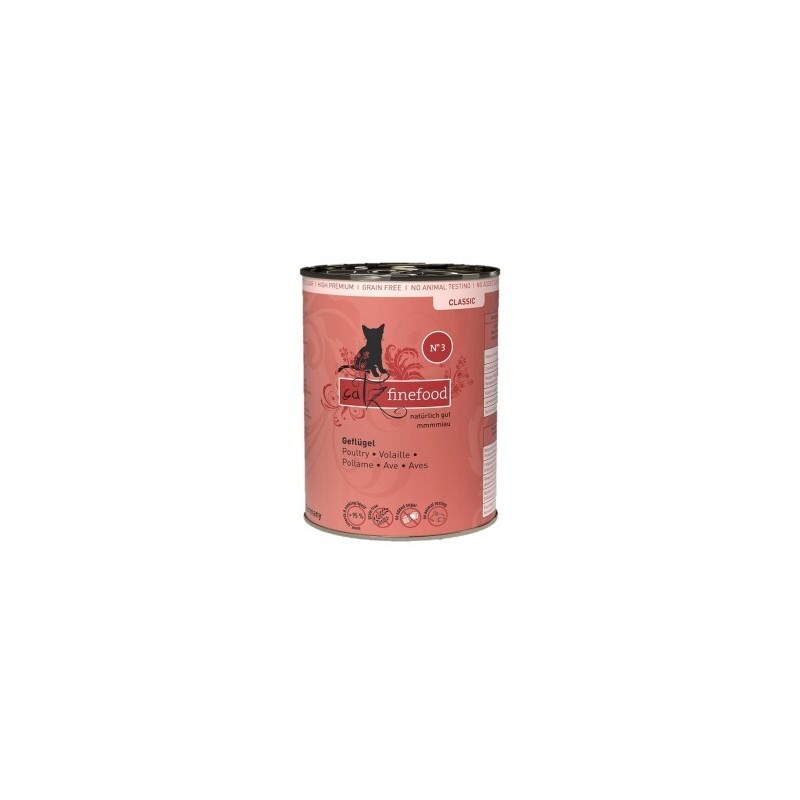 Catz finefood Nassfutter Katze Classic Adult No. 3 Geflügel 6x400 g