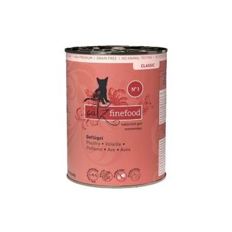 Catz finefood Nassfutter Katze Classic Adult No. 3 Geflügel 6x400 g