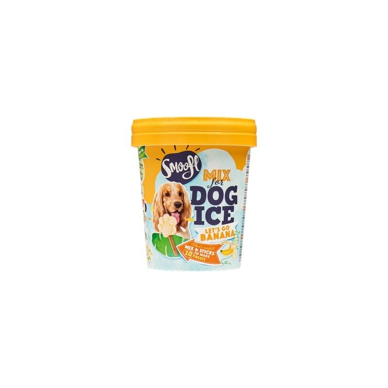 Smoofl Eis Mix für Hunde Banane