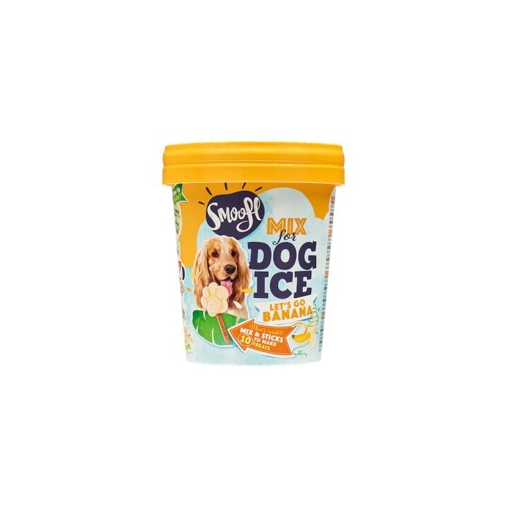 Smoofl Eis Mix für Hunde Banane