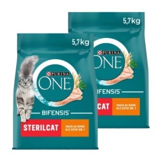 Purina ONE BIFENSIS Sterilcat Huhn 2x5.7 kg