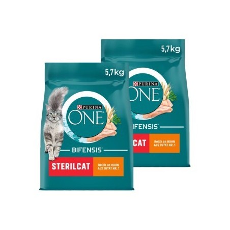 Purina ONE BIFENSIS Sterilcat Huhn 2x5.7 kg