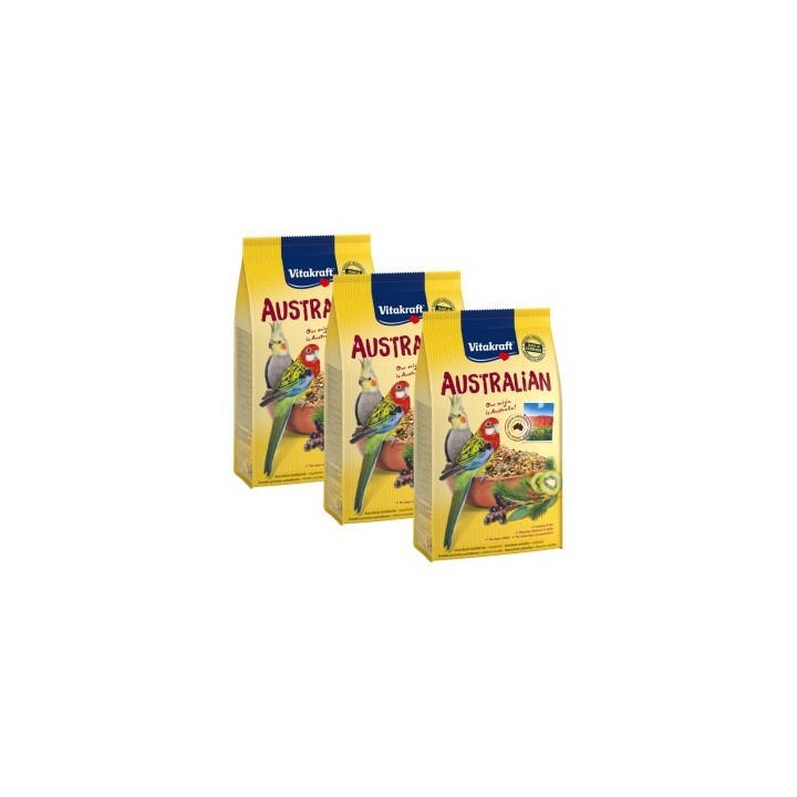 Vitakraft Heimatfutter Australian Nymphensittich 3x750 g