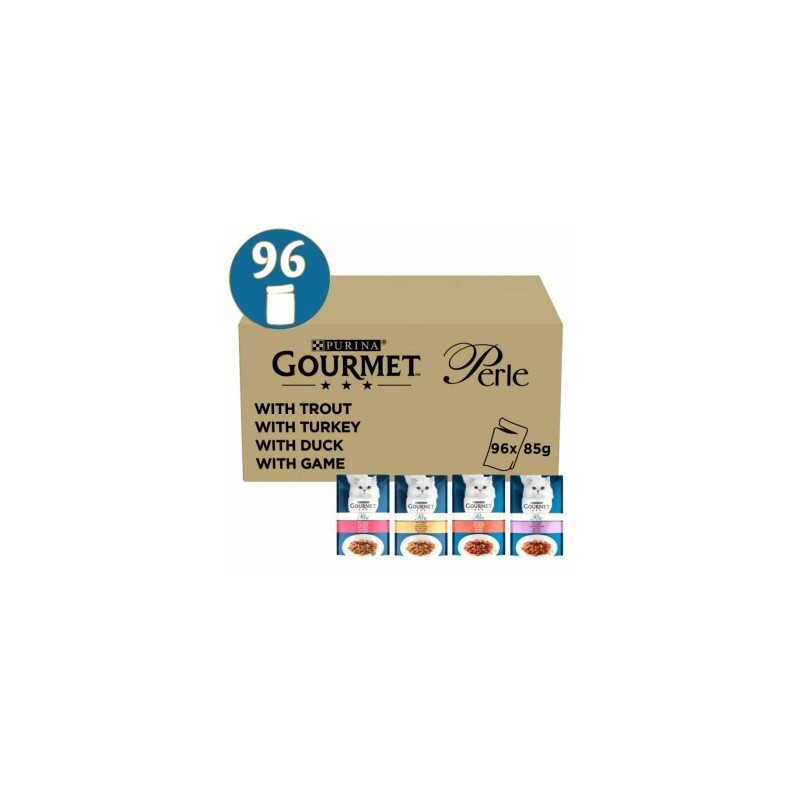 GOURMET Perle Erlesene Streifen in Gelee Sorten-Mix 96x85g