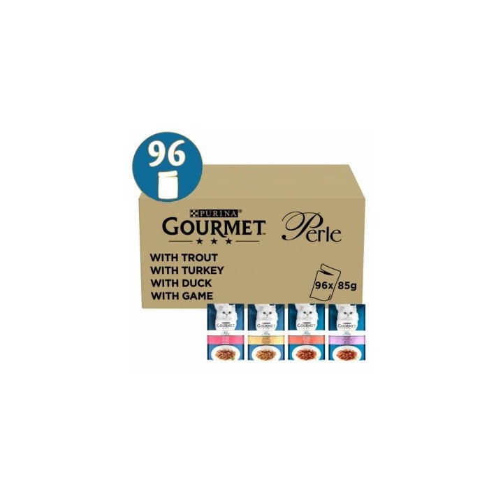 GOURMET Perle Erlesene Streifen in Gelee Sorten-Mix 96x85g