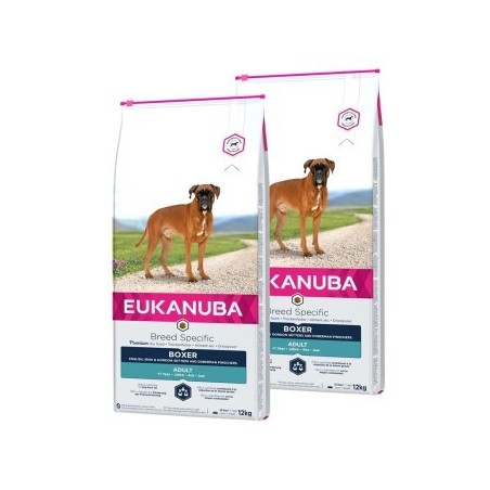 EUKANUBA Trockenfutter Hund Breed Specific Boxer Adult 2x12 kg