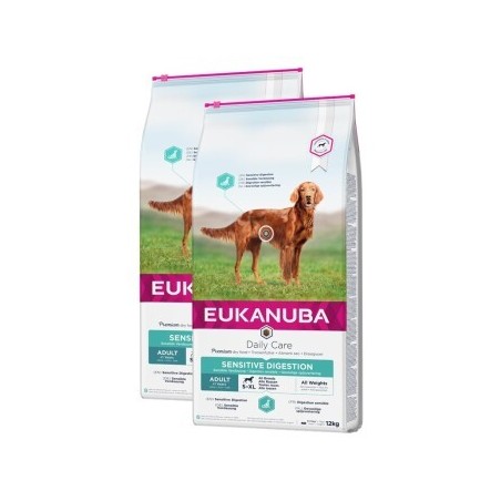 EUKANUBA Trockenfutter Hund Daily Care Sensible Verdauung Adult 2x12 kg
