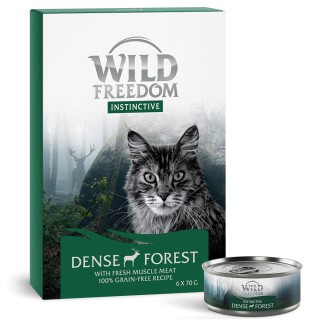 Wild Freedom Instinctive 6 x 70 g - Ergänzungsfuttermittel - Dense Forest - Hirsch