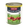 animonda GranCarno Original Nassfutter Hund Adult, Rind und Entenherzen 12x800 g