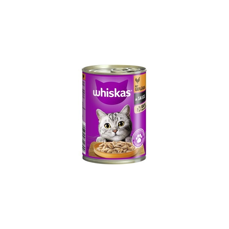 Whiskas Adult 1+ Sauce 12x400g Geflügel