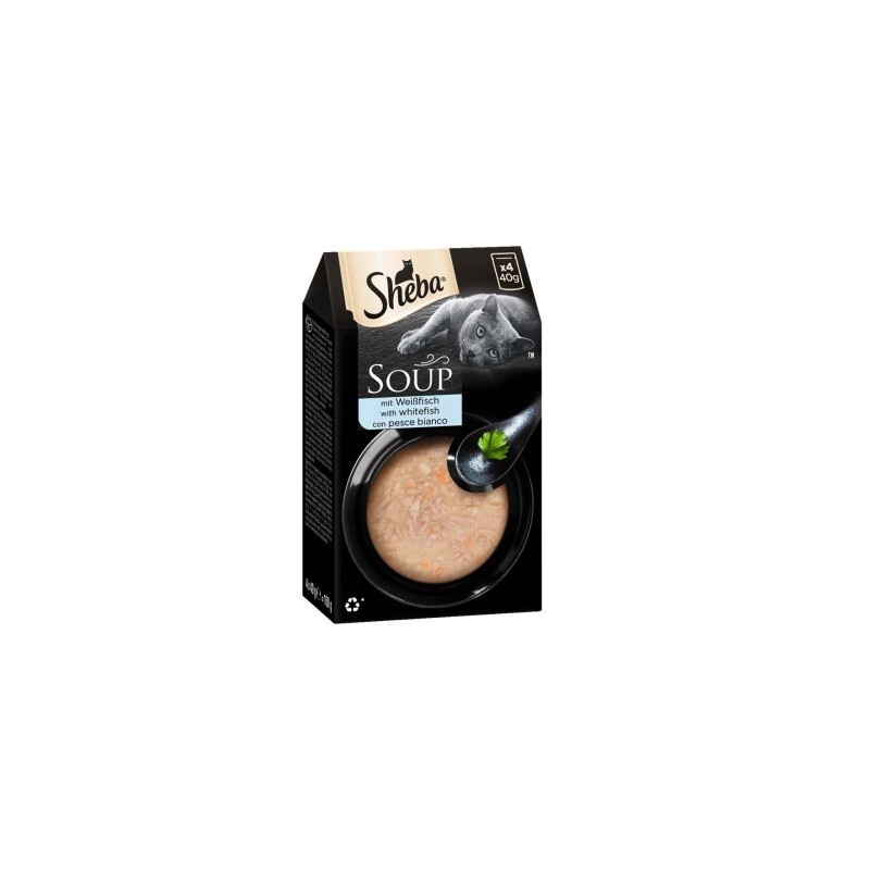 Sheba Soup 40x40g Weißfisch