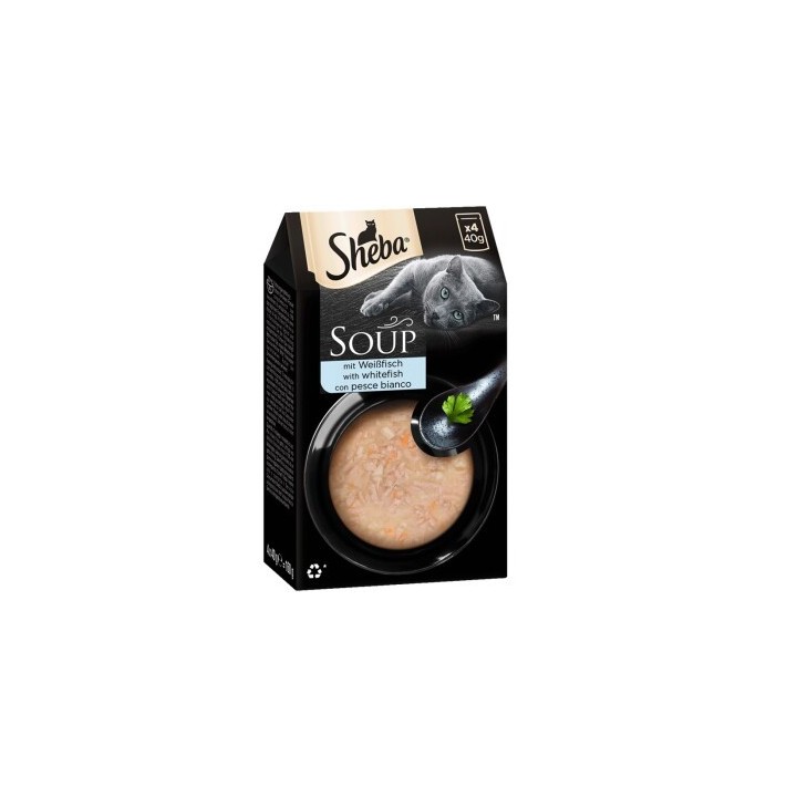 Sheba Soup 40x40g Weißfisch