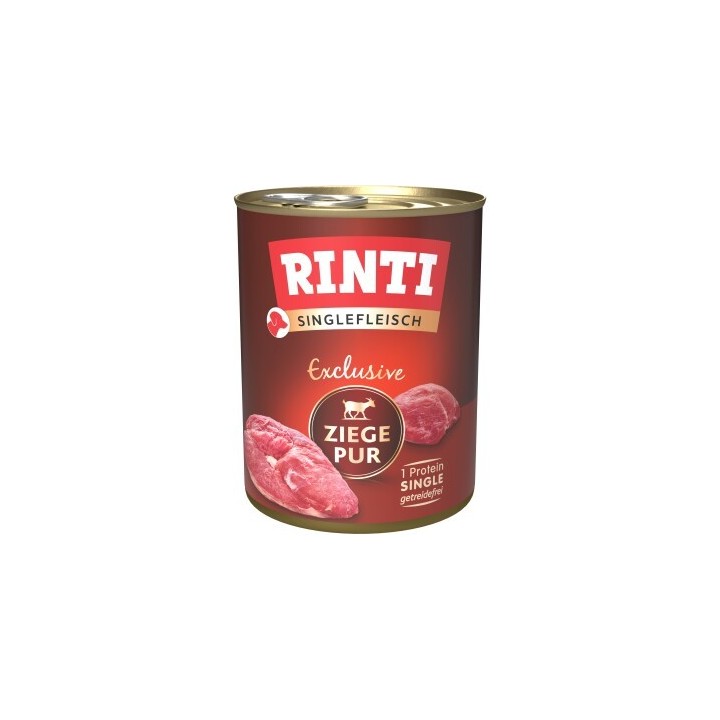 RINTI Singlefleisch Exclusive Ziege pur 24x800 g