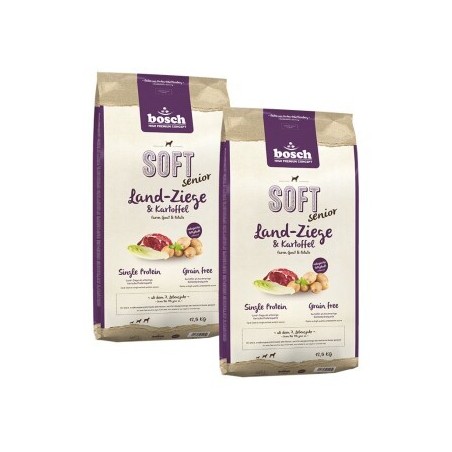 bosch Soft Senior Land-Ziege & Kartoffel 2x12.5 kg