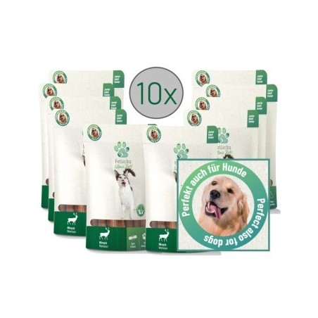 Fellicita Hirsch Sticks 10x 50g Fellonis Hundesnacks