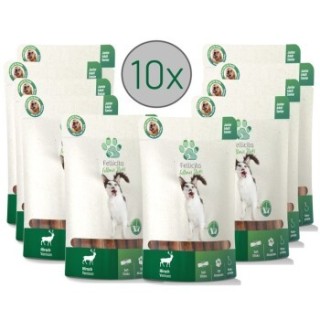 Fellicita Hirsch Sticks 10x 50g Fellonis Katzensnacks