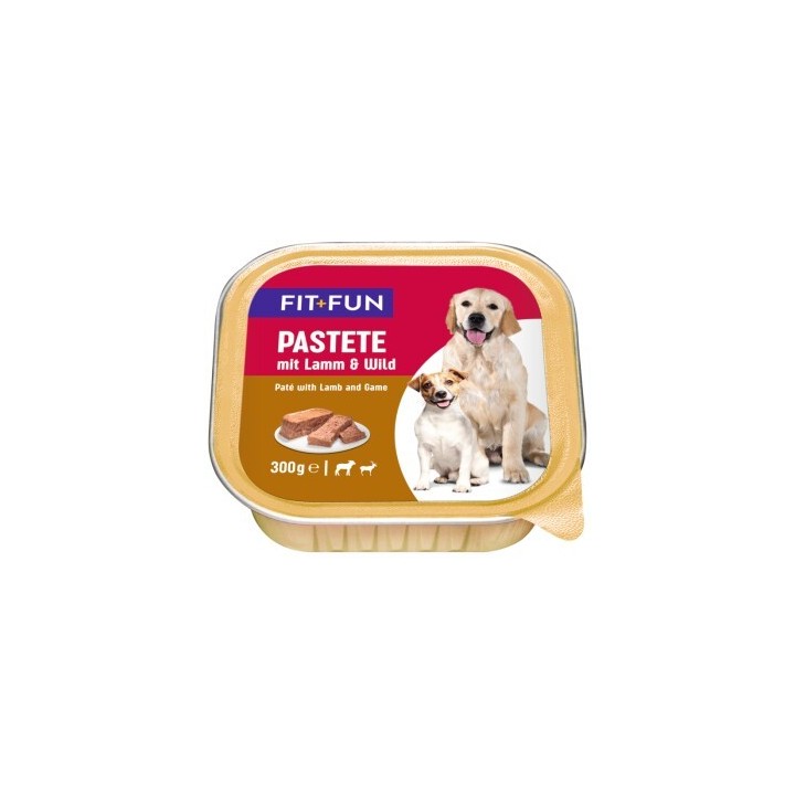 FIT+FUN Pastete mit Lamm und Wild 9x300 g