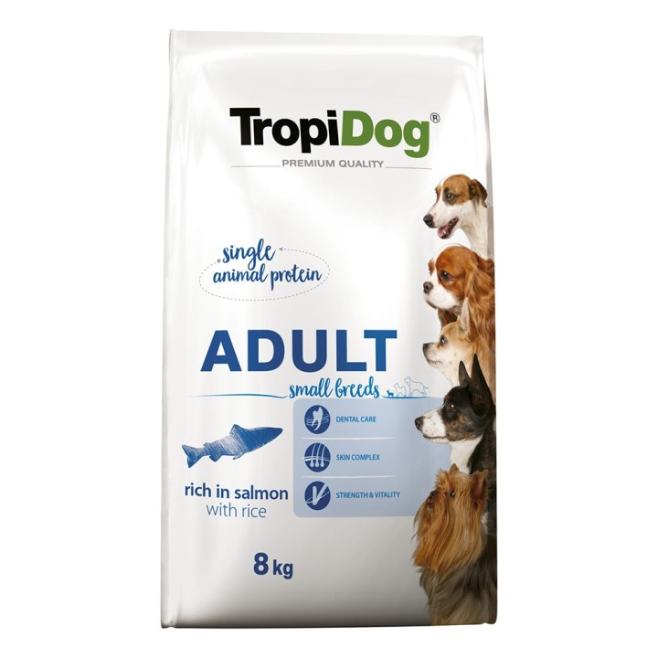 Tropidog Premium Adult Small Lachs - 8 kg