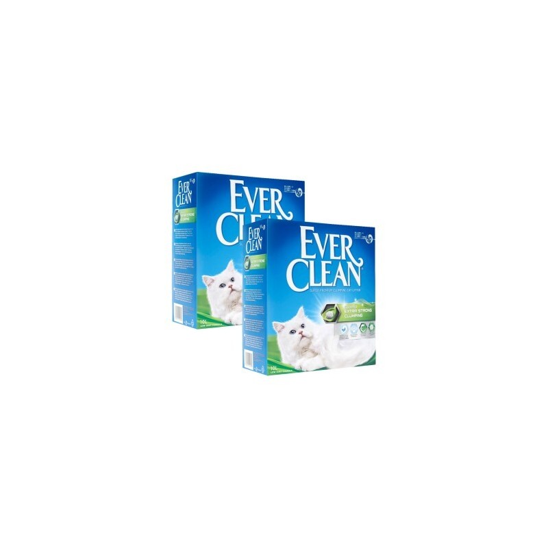 Ever Clean Extra Strong Clumping Katzenstreu, mit Duft 2x10 l