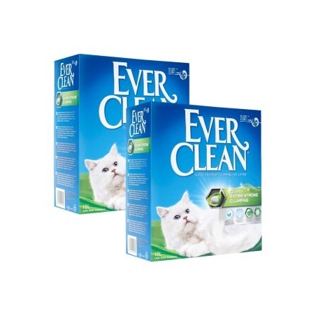 Ever Clean Extra Strong Clumping Katzenstreu, mit Duft 2x10 l