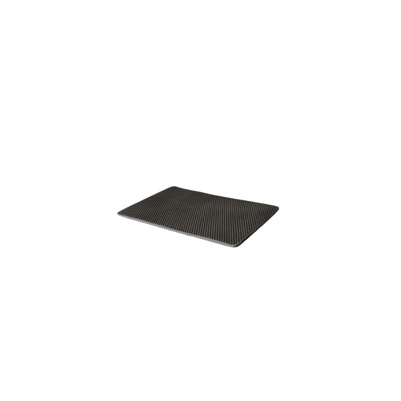 RHR Quality Katzenklo Matte Dirty Paw 75x55cm anthrazit/ grau