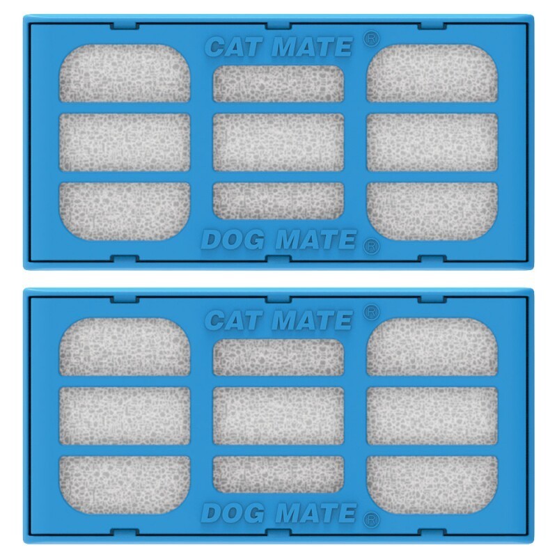 Cat Mate Ersatzfilter: für Trinkbrunnen für Haustiere (2er-Pack) (339)