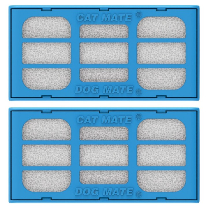 Cat Mate Ersatzfilter: für Trinkbrunnen für Haustiere (2er-Pack) (339)