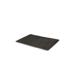 RHR Quality Katzenklo Matte Dirty Paw 75x55cm anthrazit/ grau