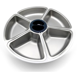 Closer Pets Edelstahlnäpfe x5, für Futterautomat für 5 Mahlzeiten (464)