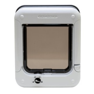 Cat Mate Manuelle Katzenklappe mit 4-Wege-Schloss, 358 weiß