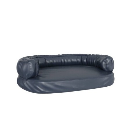VidaXL Hundebett Ergonomisch Kunstleder blau L