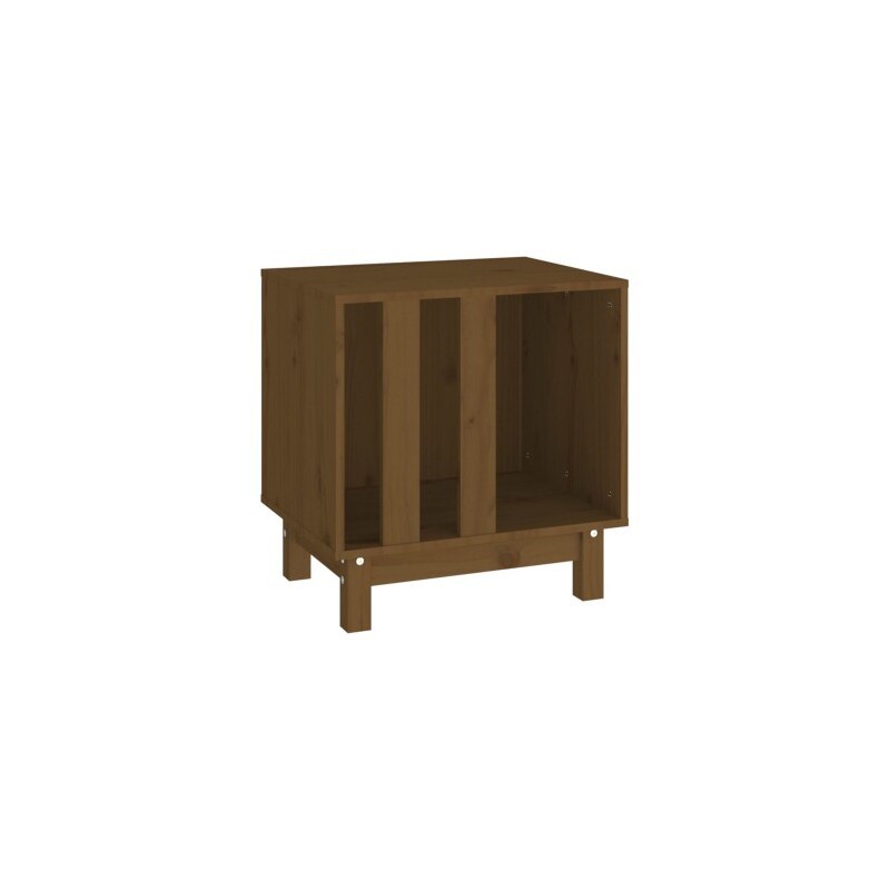 VidaXL Hundehütte Massivholz Kiefer Hundehöhle Hundebett braun 50 cm, 50 cm, 52 cm