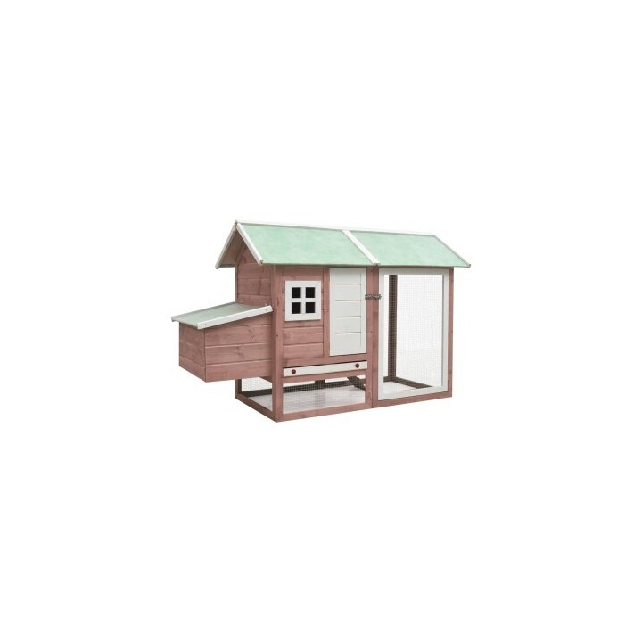 VidaXL Hühnerstall grün