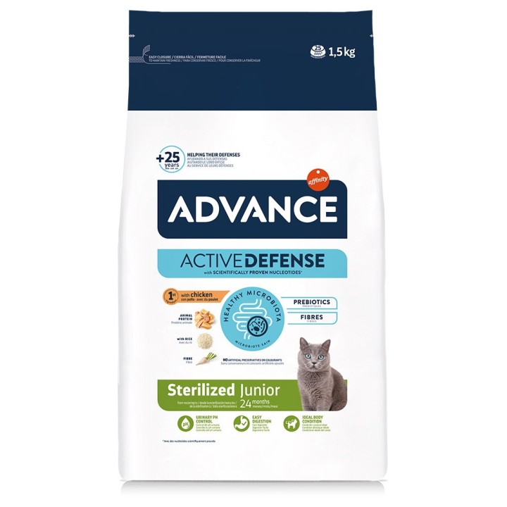 Advance Sterilized Junior mit Huhn - 1,5 kg