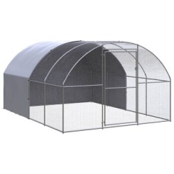 VidaXL Hühnerstall / Geflügelstall mit Dach 3 m, 4 m, 2 m