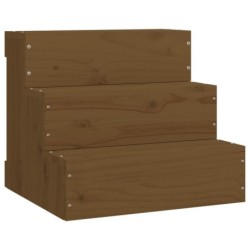 VidaXL Haustiertreppe M (40x37,5x35 cm) dunkelbraun