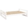 VidaXL Hundebett XXL (105,5x75,5x28 cm) weiß