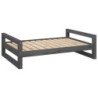 VidaXL Hundebett XL (95,5x65,5x28 cm) aus Kiefernholz grau