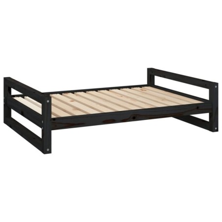 VidaXL Hundebett XXL (105,5x75,5x28 cm) schwarz