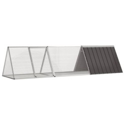 VidaXL Kaninchenkäfig Stahl Verzinkt Hasenstall Kaninchenstall mehrere Auswahl 3,025 m, 80,5 cm, 71 cm