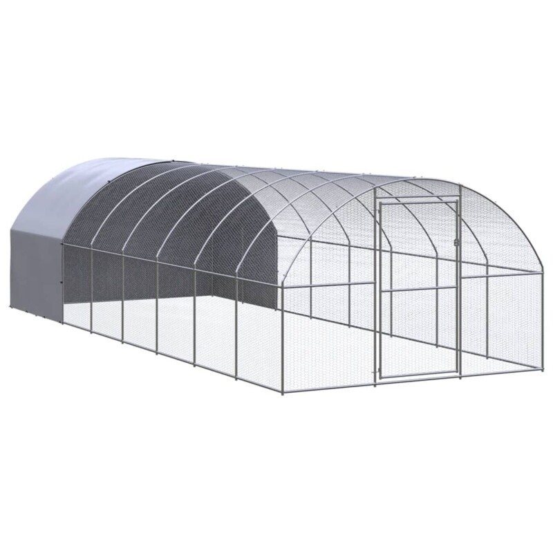 VidaXL Hühnerstall / Geflügelstall mit Dach 3 m, 8 m, 2 m