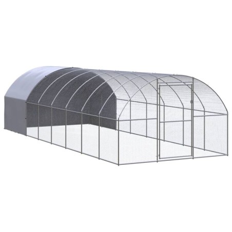 VidaXL Hühnerstall / Geflügelstall mit Dach 3 m, 8 m, 2 m