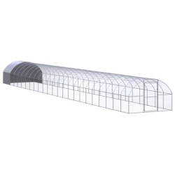 VidaXL Hühnerstall / Geflügelstall mit Dach 3 m, 24 m, 2 m
