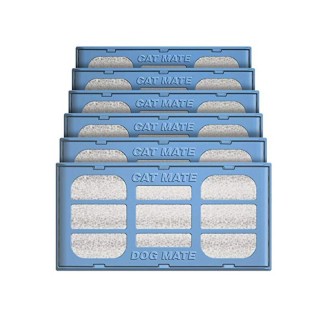Cat Mate Ersatzfilter: Cat Mate und Dog Mate Trinkbrunnen für Haustiere (6er-Pack) (389)