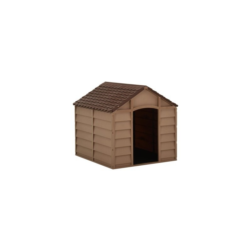 VidaXL Hundehütte Braun PP Hundehaus Hundehöhle Hundebox 71 cm, 71,5 cm, 68 cm