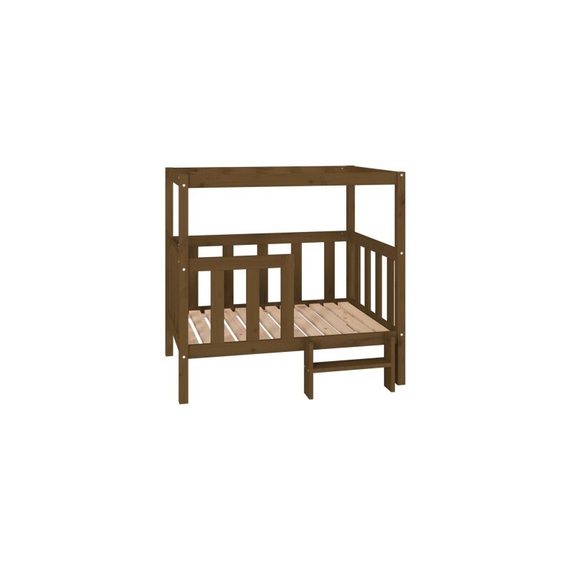 VidaXL erhöhtes Hundebett aus Kiefernholz braun 83,5 cm, 1 m, 83,5 cm